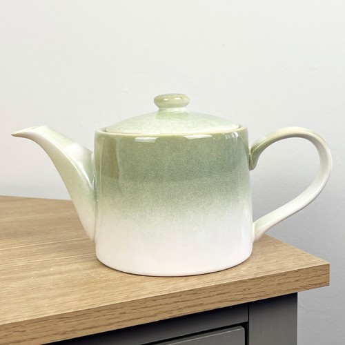 Ceramic teapot green - teapot,