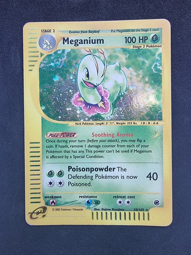 Pokémon tcg meganium 165 - pokémon,