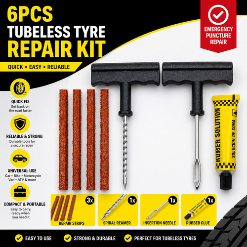 Tire repair kit motorcycle car - tire,