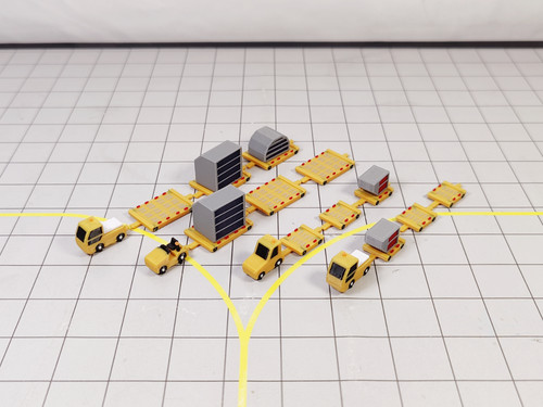 Dhl yellow tug - &, uld