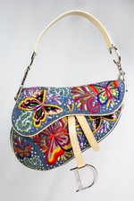 Vintage Christian Dior Galliano Butterfly Limited Edition Saddle Bag