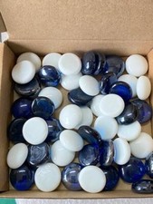 White Glass Stones Pebbles Beads Vase Nuggets Wedding Decoration Home Flower Pot