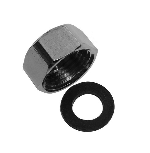 Chrome cap blank - blank, with