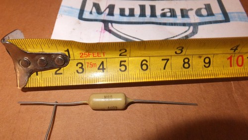 Mullard mustard cap - mullard,