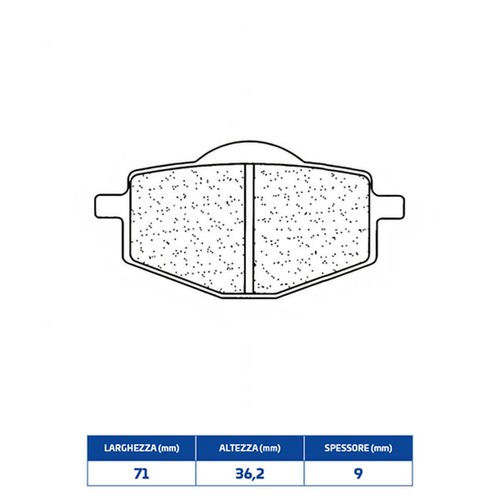 Sintered brake pads for - brake,