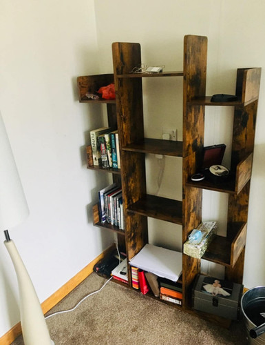 Rustic tall bookcase vintage - rustic,