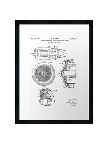 Gas turbine engine 1954 - , patent