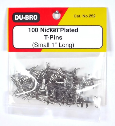 Dubro dub252 pins pack - t-pins,