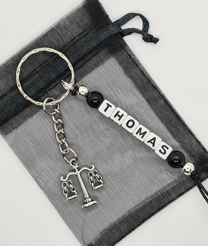 Personalised scales keyring - scales,