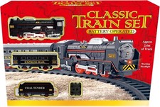 Kids Play Classic Model Train Game Battery operated With Tracks