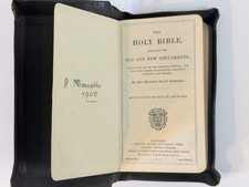Antique 1902 Oxford Holy Bible