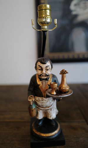 Vintage waiter butler - vintage, wine