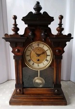 Antique HAC Mantle/Table/Shelf Black Forest Clock Working Order