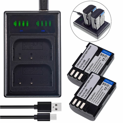 Li90 battery lcd dual - d-li90,