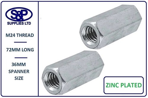 M24 24mm deep nut steel - m24,
