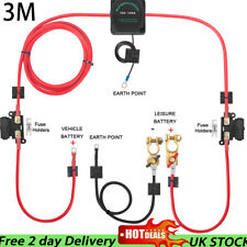 3m Ready Made Split Charge Relay Kit 12v 140 AMP 110AMP Wire T4 T5 Campervan van
