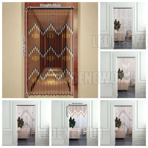 Wooden beaded bamboo - beaded, door