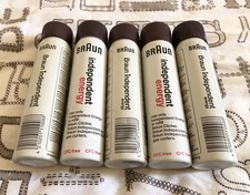 5x Cans Braun Independent