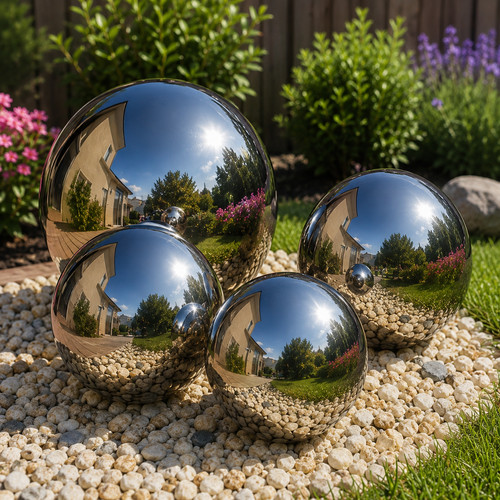 Chrome stainless steel gazing - stainless,