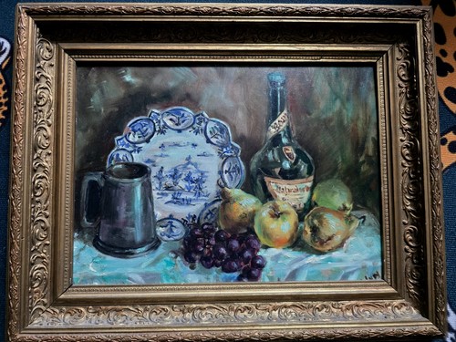 Large still life antique - large, oil