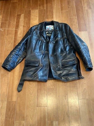 Aero leather burnstormer black - leather,