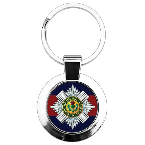 Scots guards metal keyring - scots,