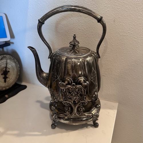 Antique tilting tea - antique, pot