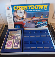 Vintage Countdown MB Board Games Original 1986 Game Complete