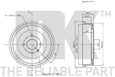 Genuine NK Rear Left Brake