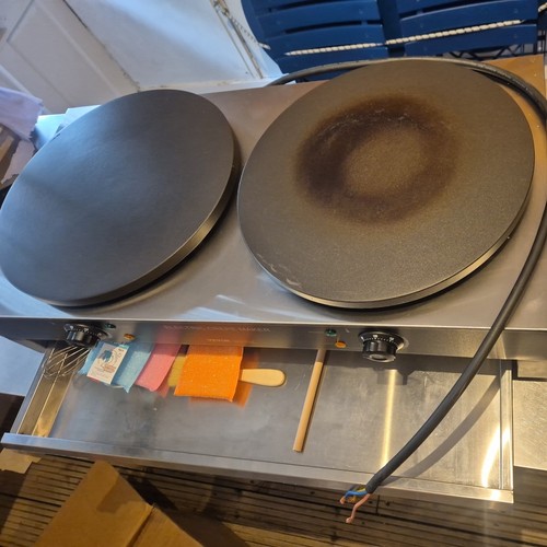 Electric double crepe machine - electric,