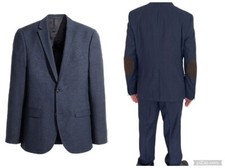 H&M Men's  2 Piece Suit  Navy