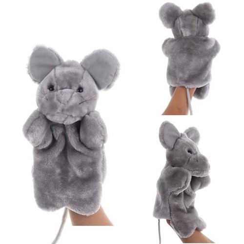 Mouse hand glove puppet - mouse, soft