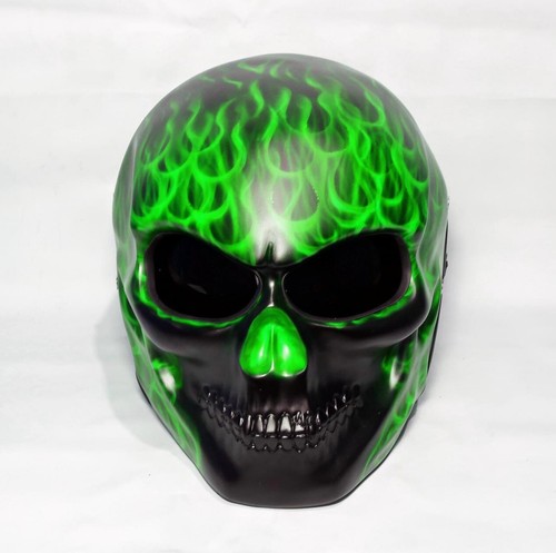 Skull helmet motorcycle custom - helmet,