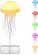 Jellyfish Lamp, Voice Control Jellyfish Lamp with Dancing Legs, RGB Gradient Jel