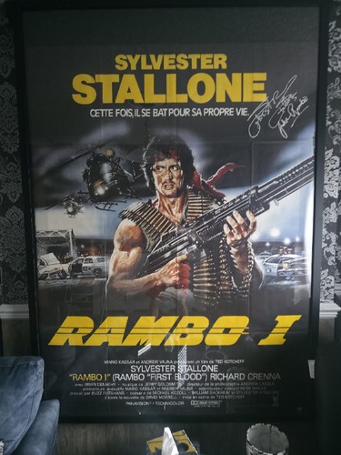 Sylvester stallone autographed - sylvester,