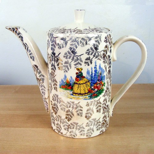 Vintage sadler coffee pot with - sadler,
