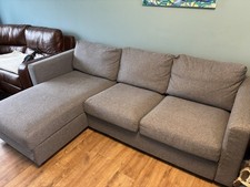 Ikea Grey Corner Sofa Bed with
