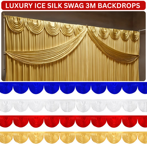 Luxury ice silk swag - swag, for