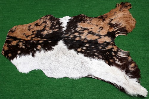 Luxury goat hide rug hair - rug, on
