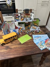 Playmobil School Plus Gym Extension And Bus