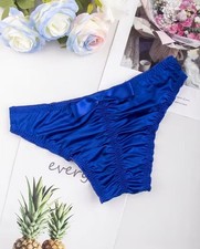 Men’s Satin ice silky ruched