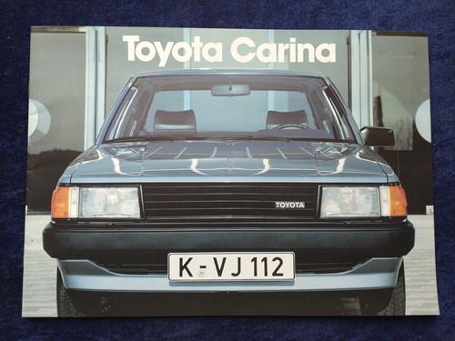 Toyota carina brochure 1982 - toyota,