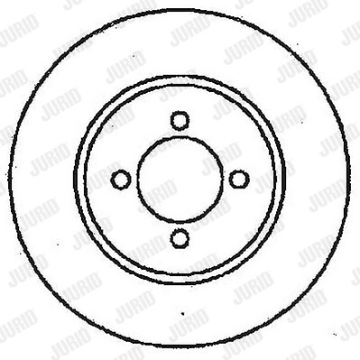 New brake disc for ford - 2x,