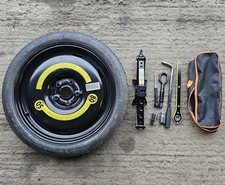 VW Touran Golf Mk5 18" Space Saver Spare Wheel Tyre 1K0601027B & Toolkit Jack