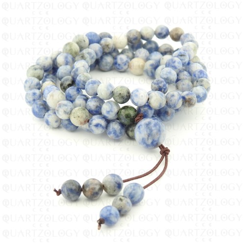 Sodalite 108 mala - sodalite, prayer