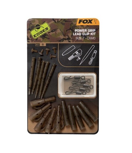 Fox edges camo power grip - edges, lead