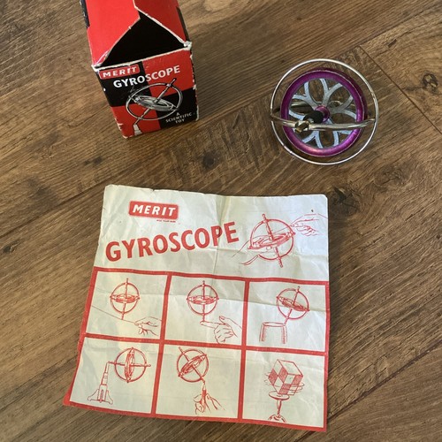 Vintage merit gyroscope toy - vintage, 'merit'