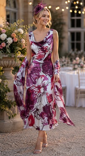 Ann harvey size satin midi - ann, 18