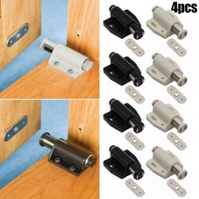 4x Magnetic Push To Open Touch Pressure Catch Latch Door Drawer Cupboard Cabinet