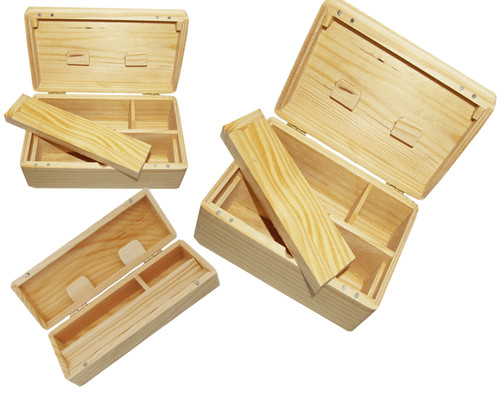 Wooden rolling box - wooden,